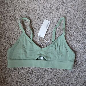 NWT Richer Poorer Cut Out Bralette In Sage Size Large